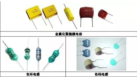 金屬化聚酯膜電容、色環(huán)電感、色碼電感